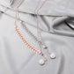 Seawater Pearl Necklace Light Luxury Clavicle Chain GOLD