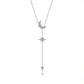 Zirconia Adjustable Long Necklace Chain Pendant Necklaces