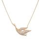 Swan pendant necklace