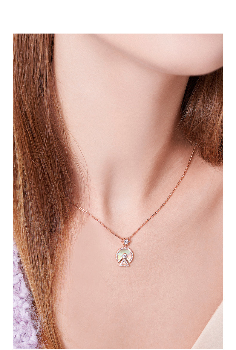 Olivia || Opal Charm Necklaces