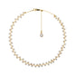 Pearl 18k gold plated choker necklace