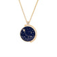 Emily || Polaris enamel coin pendant necklace